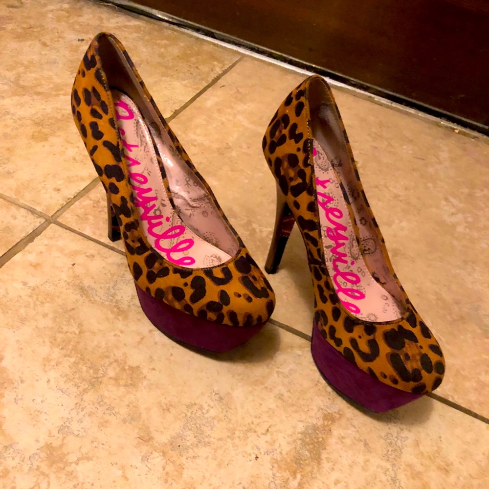 Leopard Print Bettysville Heels